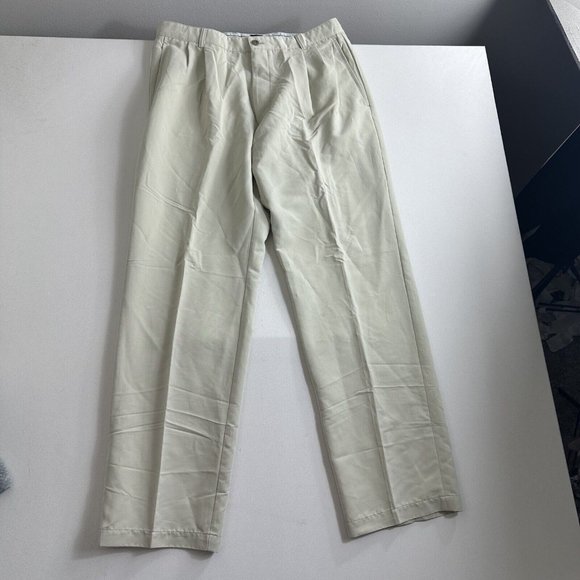 HUGO BOSS Chino Trouser Pant Mens‎ Size 36x34 Roberts Beige Preppy Casual - Picture 1 of 10